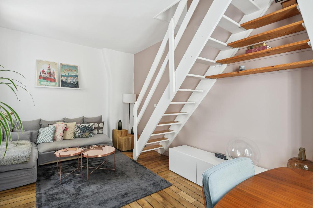 Charming Duplex In Privatestreet, Citycenter París Exterior foto